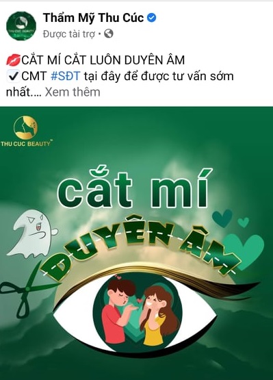 Thẩm mỹ Thu Cúc: Quảng cáo lợi dụng “mê tín dị đoan” để trục lợi?